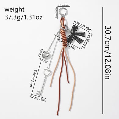 1 Stück Simple Series Casual Bow Knot Alloy Damen Taschenanhänger h5 Bild2