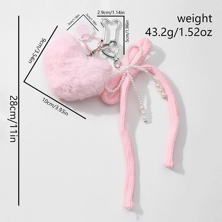 1 Stück Romantische Serie Sweet Heart Alloy Damen Taschenanhänger Bild2