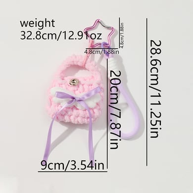 1 Piece Romantic Series Sweet Bow Knot Alloy Women's Bag Charms h5 Picture2