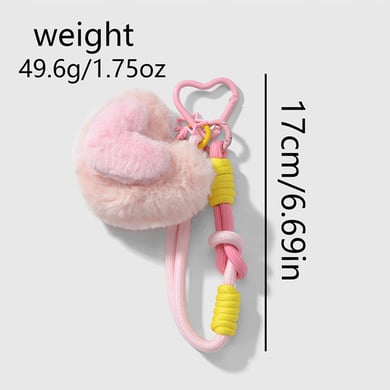 1 Piece Romantic Series Sweet Heart Alloy Women's Bag Charms h5 Picture2