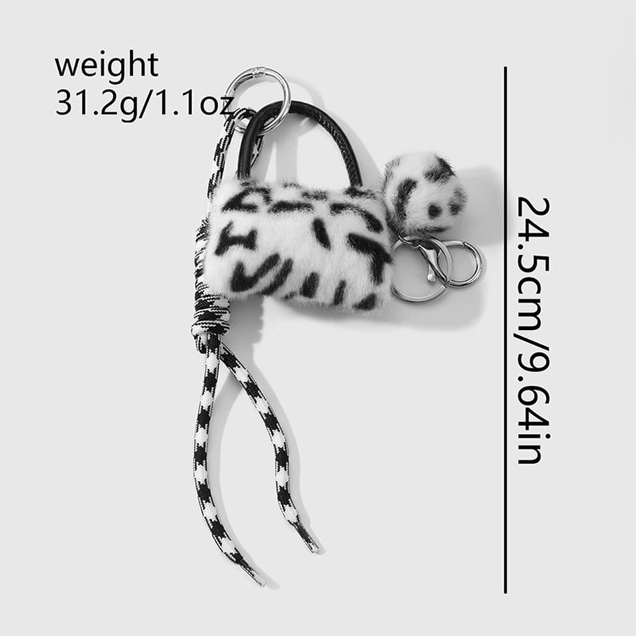1 Stück Simple Series Retro Leopard Print Legierung Damen Taschenanhänger Bild2
