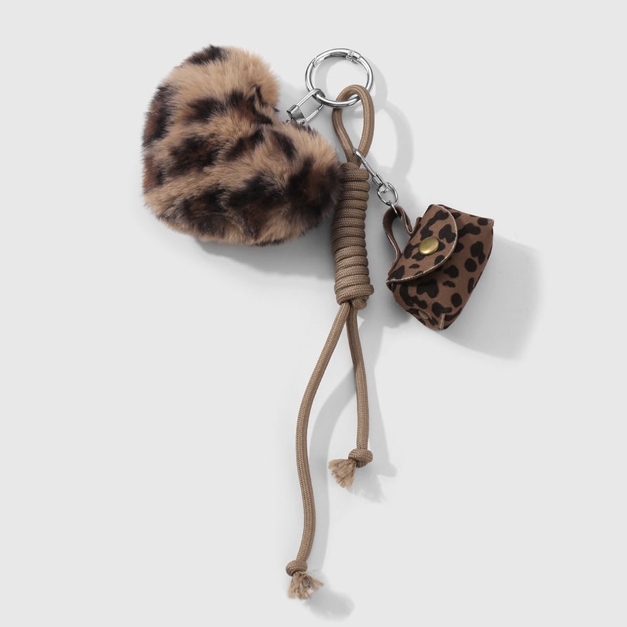 1 Piece Simple Series Retro Leopard Print Alloy Women's Bag Charms 