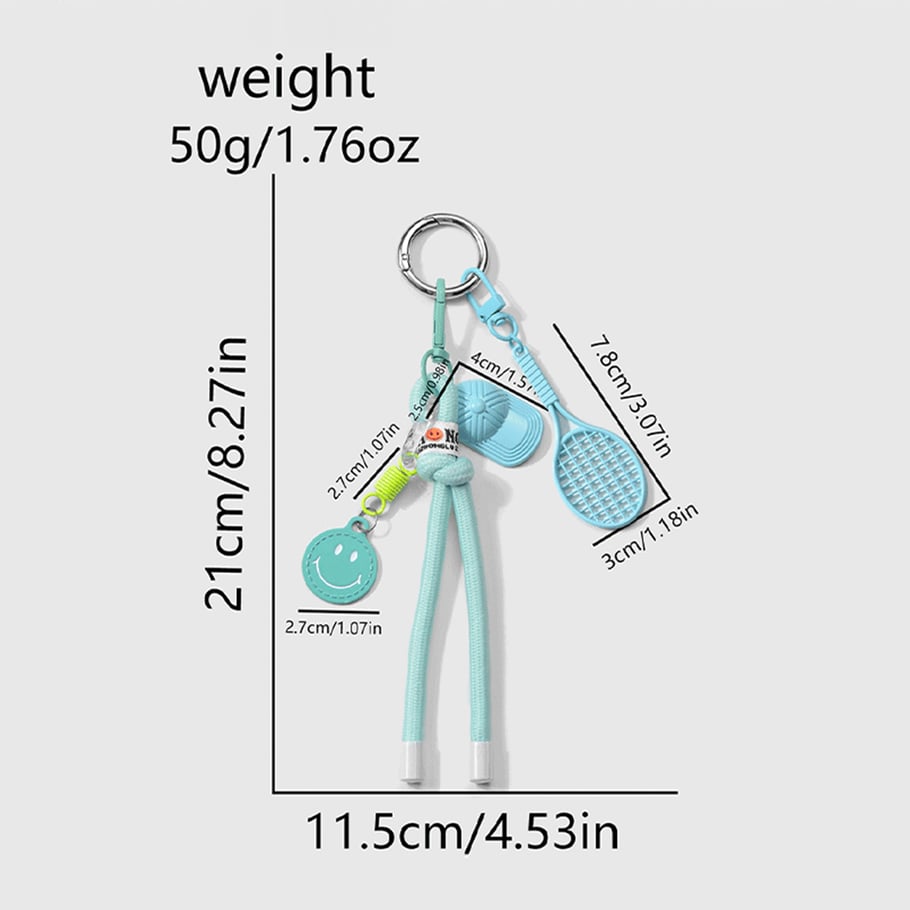 1 Piece Simple Series Casual Smiling Face Alloy Women's Bag Charms Picture2