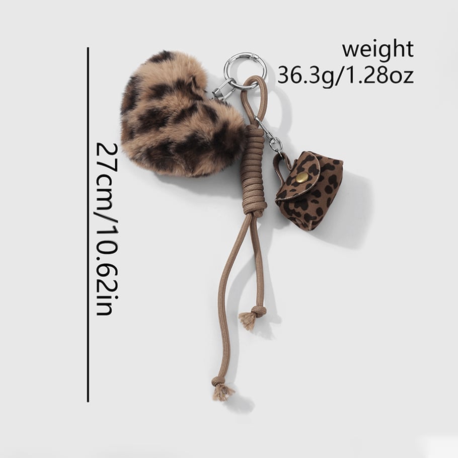 1 Piece Simple Series Retro Leopard Print Alloy Women's Bag Charms Picture2