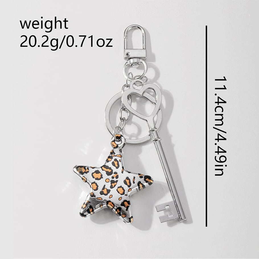 1 Stück Simple Series Retro Leopard Print CCB Damen Taschenanhänger Bild2