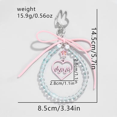 1 Piece Romantic Series Sweet Bow Knot Alloy Women's Bag Charms h5 Picture2