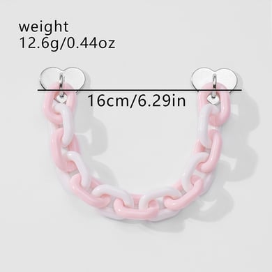 1 Piece Simple Series Simple Chain Plastic Women's Bag Charms h5 Picture2