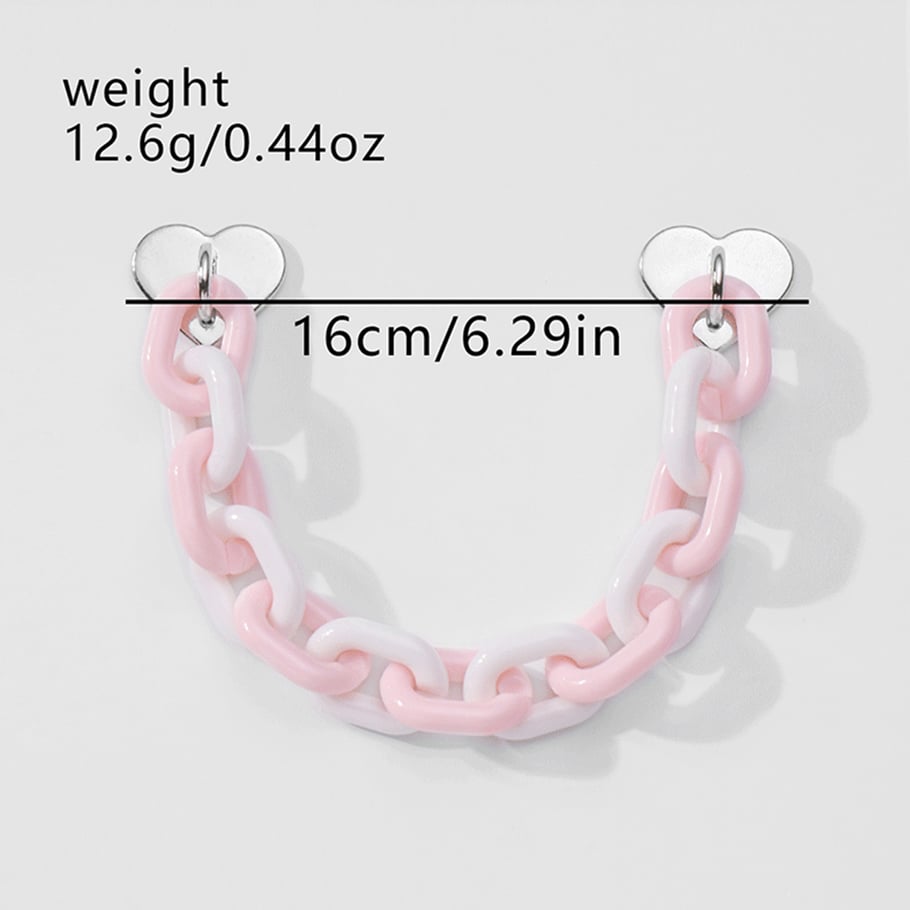 1 Piece Simple Series Simple Chain Plastic Women's Bag Charms Picture2