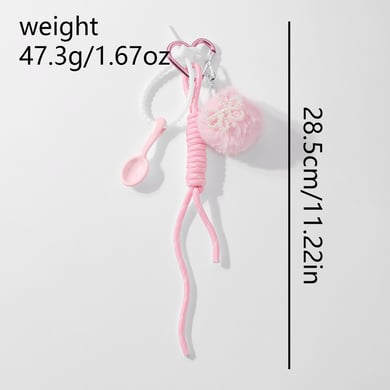1 Piece Romantic Series Sweet Bow Knot Alloy Women's Bag Charms h5 Picture2
