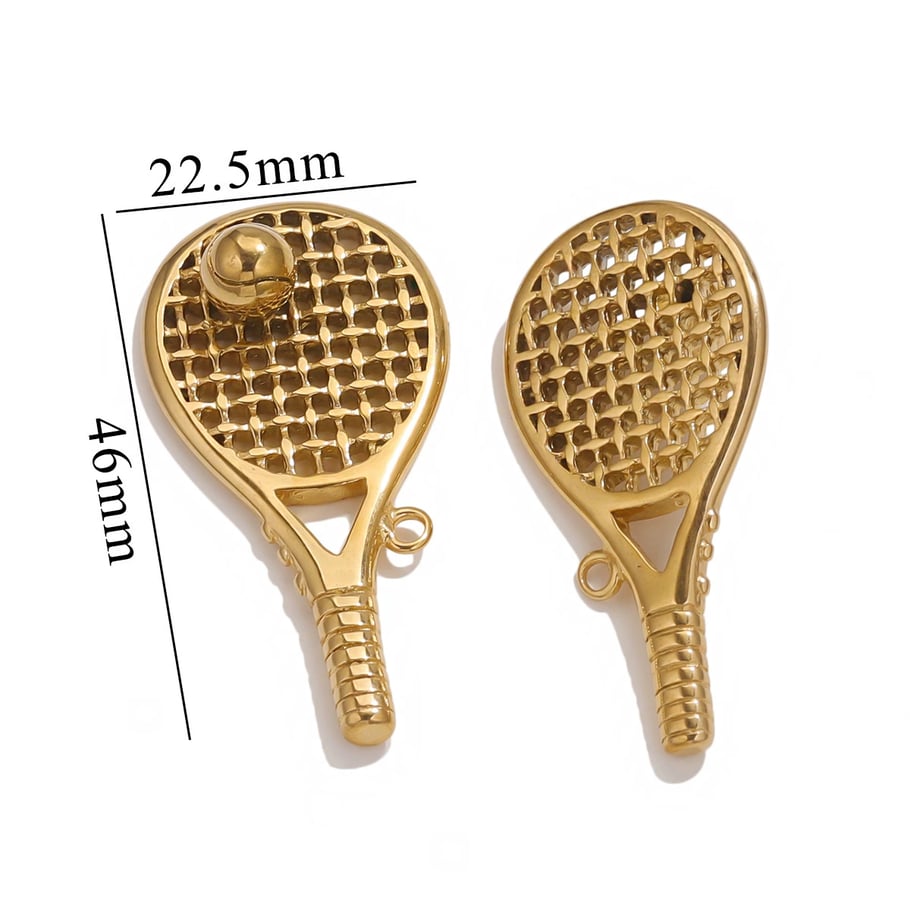 1 Piece Simple Series Simple Geometric Stainless Steel   Gold Color  Unisex Pendants Picture2