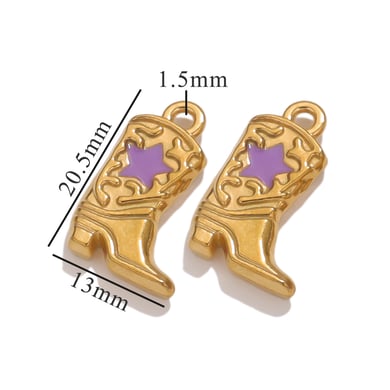 1 pieza de colgantes de acero inoxidable dorados con diseño geométrico retro de serie simple para mujer h5 