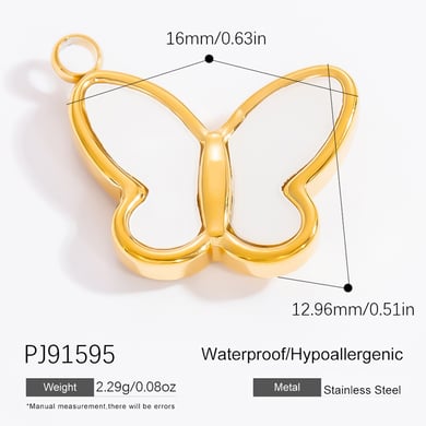 1 pieza de colgantes de acero inoxidable dorados con diseño de flores románticas para mujer h5 