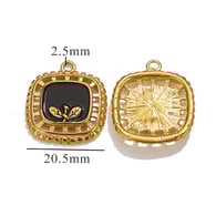 Hollow Flower Pendant - Black Picture33