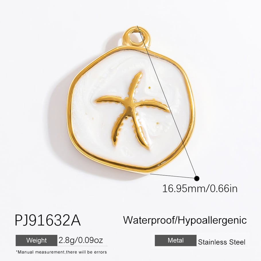1 pieza de colgante de tortuga de vacaciones de acero inoxidable color dorado para mujer de la serie romántica 