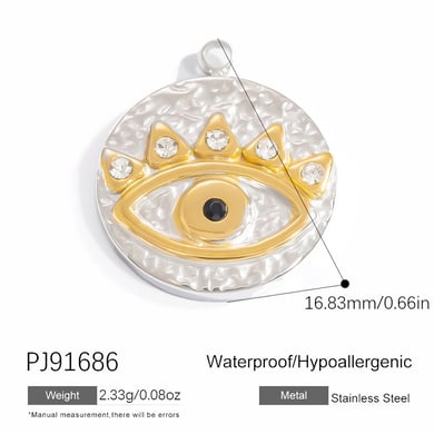 1 Stück Luxuriöse Serie Klassische Blume Edelstahl Gold Farbe Damen Anhänger h5 