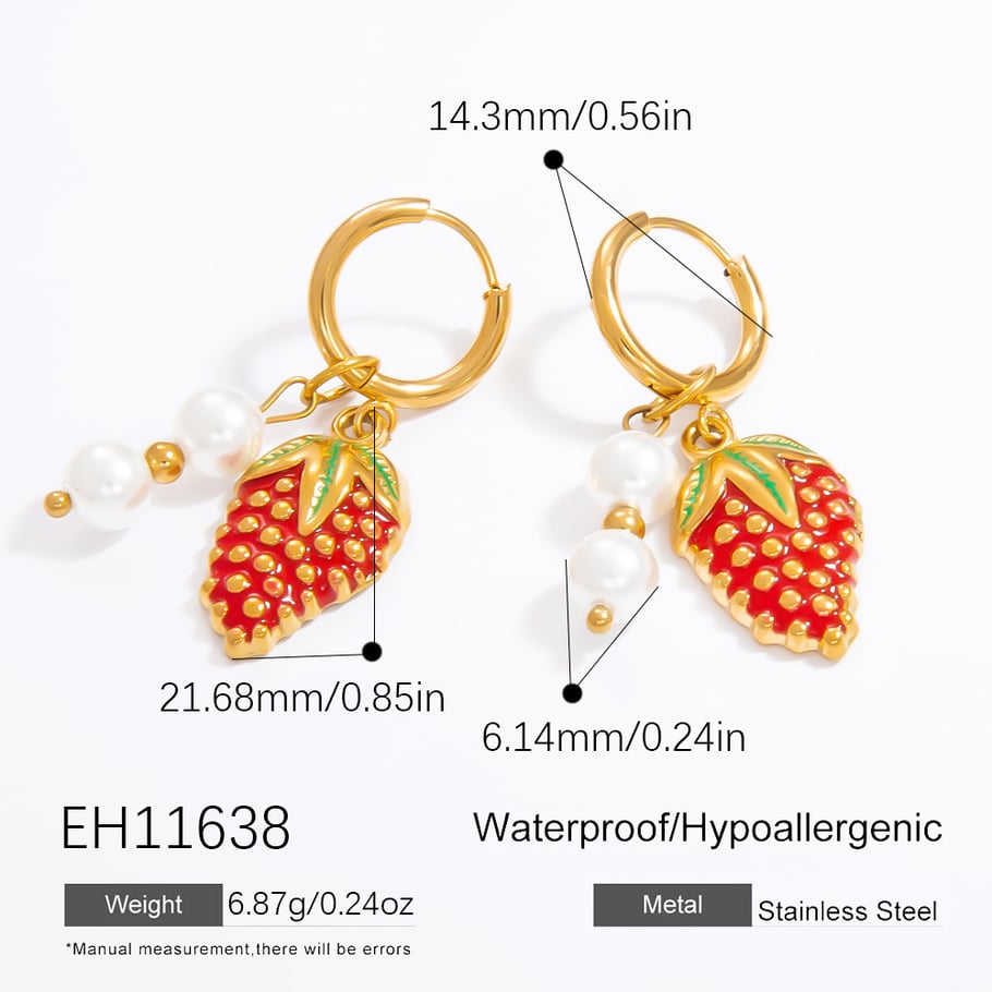 1 par de pendientes colgantes de acero inoxidable con diseño de planta de vacaciones románticas para mujer, de cristal  