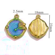 18x23 Oval Pendant - Blue Picture30