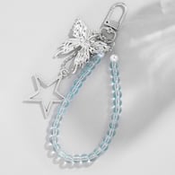 1 silver butterfly pendant keychain Picture2
