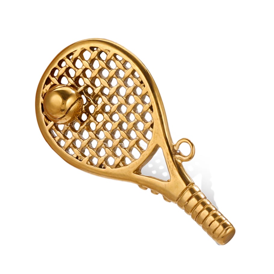 1 Piece Simple Series Simple Geometric Stainless Steel   Gold Color  Unisex Pendants 