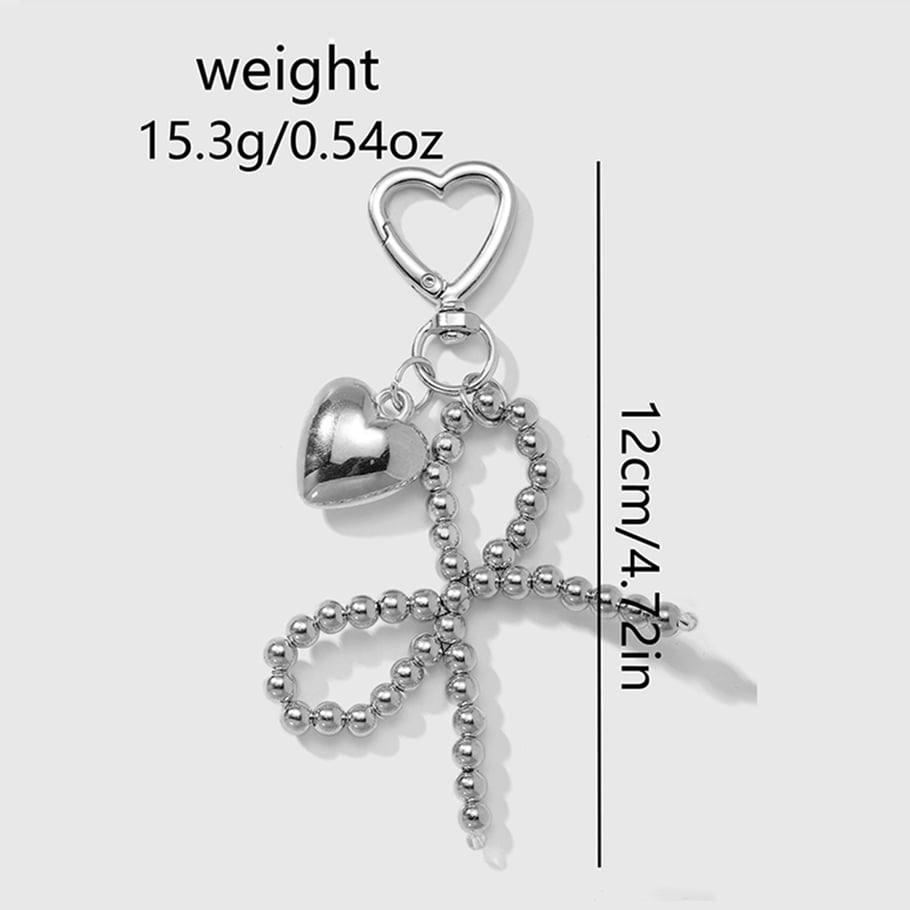 1 Piece Simple Series Retro Bow Knot Alloy Women's Bag Charms Picture2
