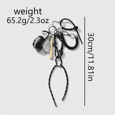 1 Piece Simple Series Sports Cartoon Alloy Unisex Bag Charms h5 Picture2
