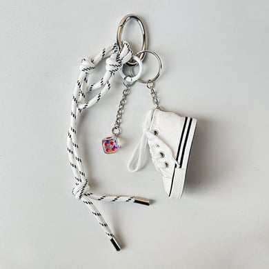 1 Piece Sport Series White Color Women's Bag Charms h5 Picture2