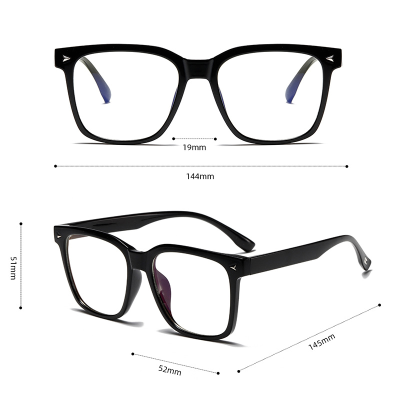 1 Pair Sports-style Gray-Frame Anti-Blue Light  for Women 's Glasses Picture2