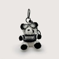 Space mirror blue and black striped bear Picture4