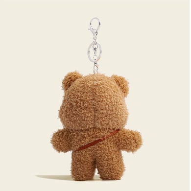 1 Piece Adorable Series Cute Downy Bear Rayon Women's Bag Charms h5 Picture2
