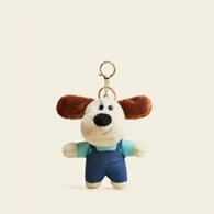 Dog with harness 