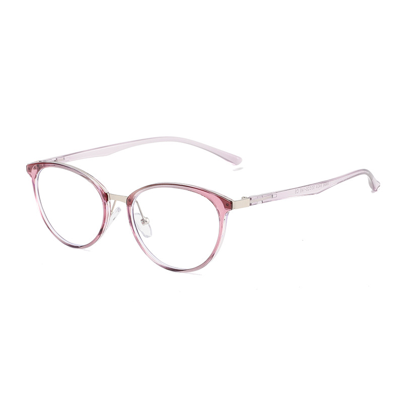 1 Pair of Everyday Basic Black-Frame Anti-Blue Light Women's Glasses 