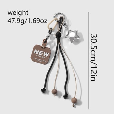 1 Piece Simple Series Sports Letter Alloy Women's Bag Charms h5 Picture2