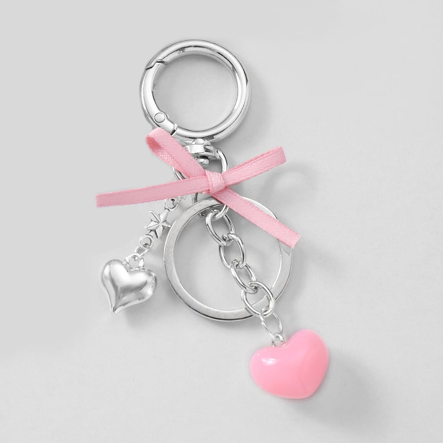 1 Piece Romantic Series Sweet Heart Alloy Women's Bag Charms Picture2
