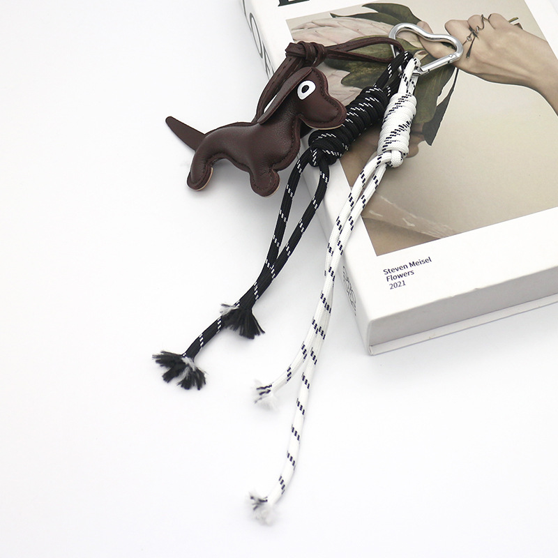 1 Stück Simple Series Daily Animal PU Damen Taschenanhänger 