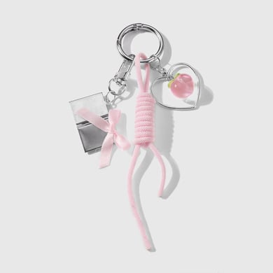 1 Piece Romantic Series Sweet Heart Alloy Women's Bag Charms h5 