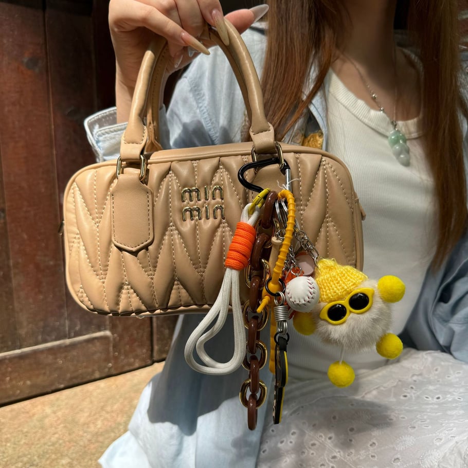 1 Stück Simple Series Niedliche Kettenlegierung Damen Taschenanhänger 