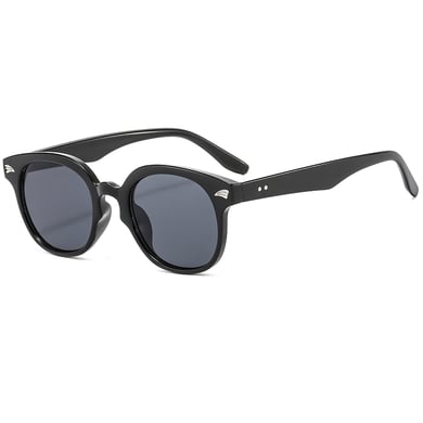 1 Piece Simple Series Natural Patchwork Plastic Unisex Sunglasses h5 