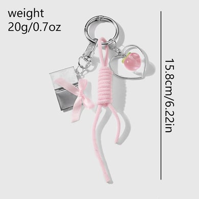 1 Piece Romantic Series Sweet Heart Alloy Women's Bag Charms h5 Picture2