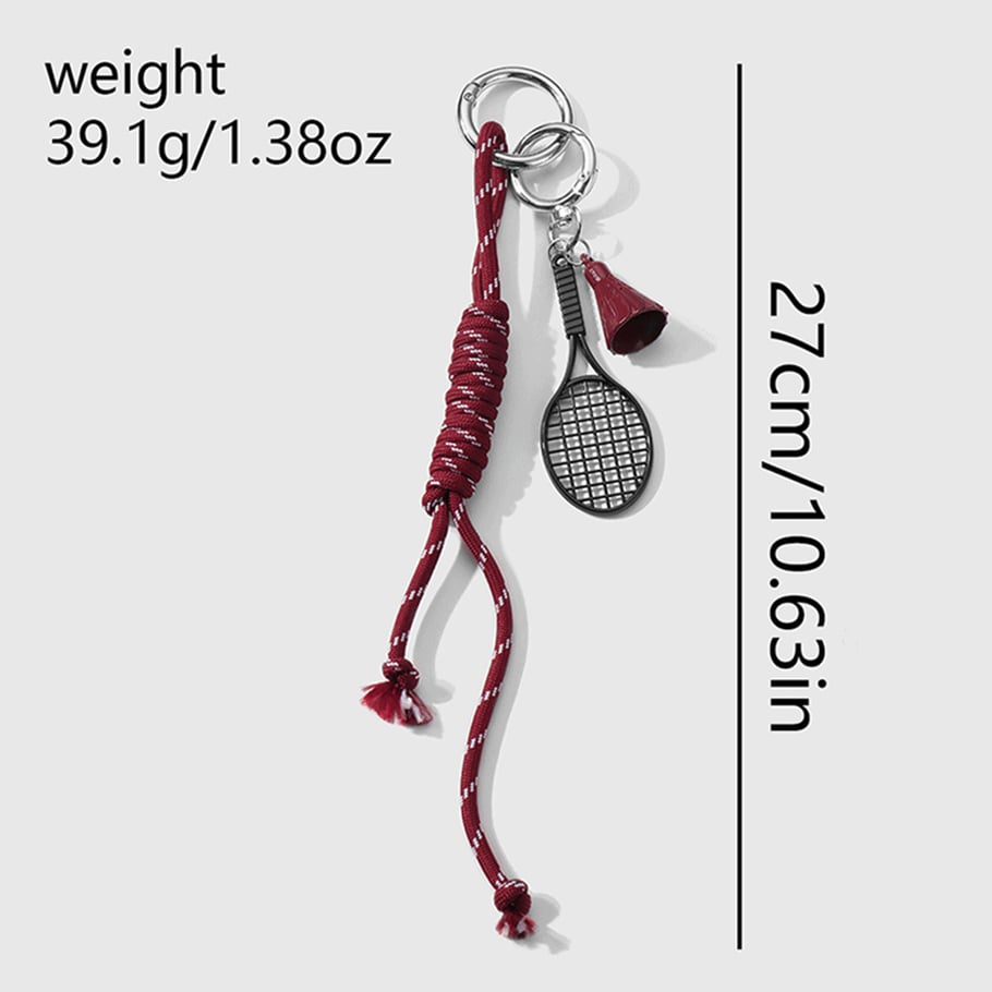 1 Piece Simple Series Sports Heart Alloy Unisex Bag Charms Picture2