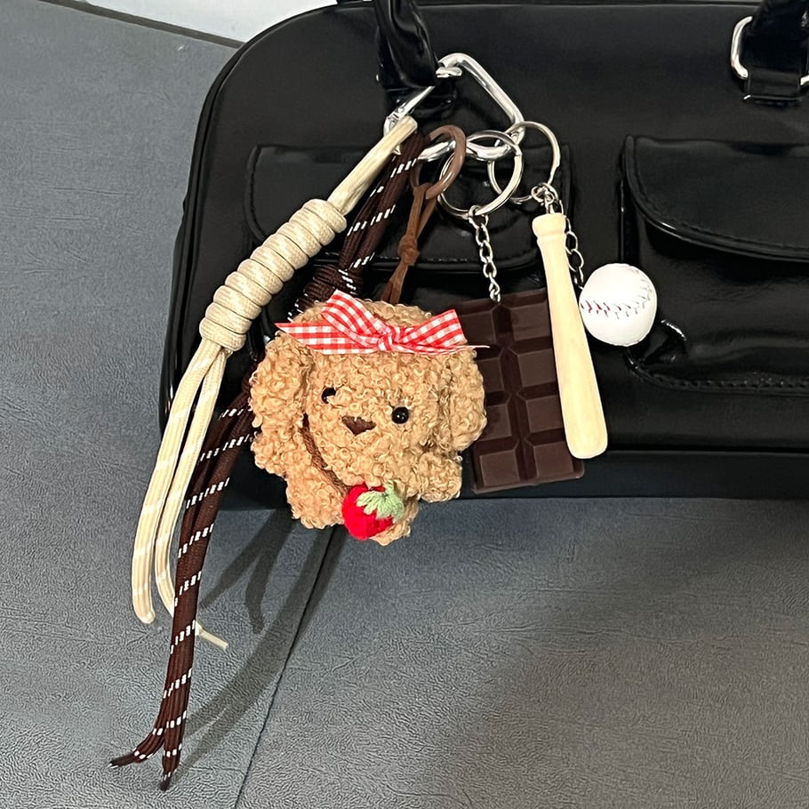 1 Piece Simple Series Cute Animal Rayon Women's Bag Charms 