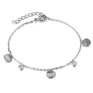 1 Stück Simple Series Einfache geometrische Edelstahl Gold Farbe Damen Charm Armbänder h5 