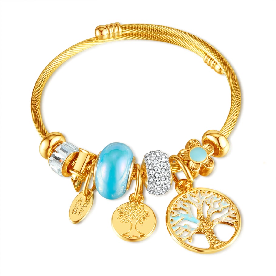 1 pieza de pulseras de acero inoxidable geométricas lindas de serie simple para mujer 