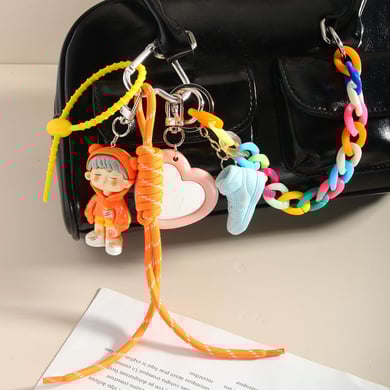 1 pieza de dijes para bolso de mujer de rayón con figura casual de serie simple h5 