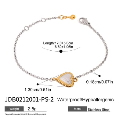1 Stück romantische Serie süßes Herz Edelstahl Gold Farbe Damen Anhänger Halsketten h5 