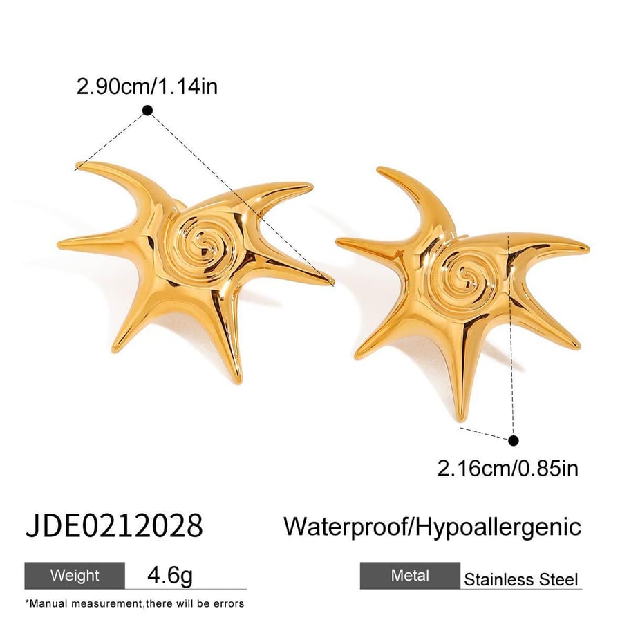 1 stück romantische serie  stern edelstahl gold farbe damen anhänger halsketten 