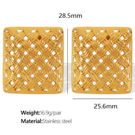 EH669 Gold Earrings 