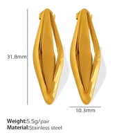 EH701 Gold Earrings 
