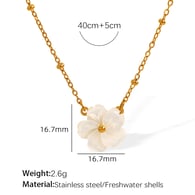 TPXL86G gold necklace 