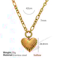 XL385G gold necklace 
