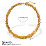 XL245 gold necklace Picture3